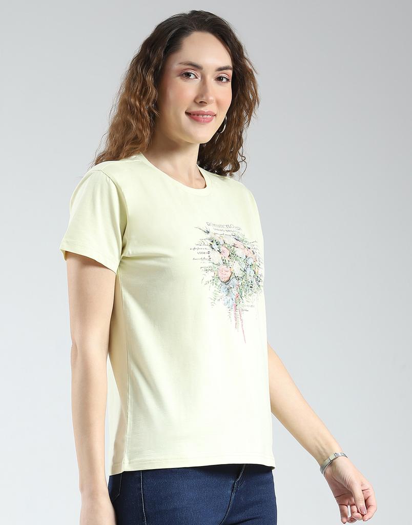 MONTE CARLO Women's Regular Fit Half Sleeves Top