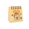 2026 Cute Fruit Cartoon Desk Calendar: Mini Desktop Ornament & Portable Student Notebook