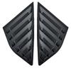 Carbon Fiber Color Rear Side Vent Quarter Window Louver Shutter Cover Parts Accessories For Ford Focus MK3 Hatchback 2012-2018
