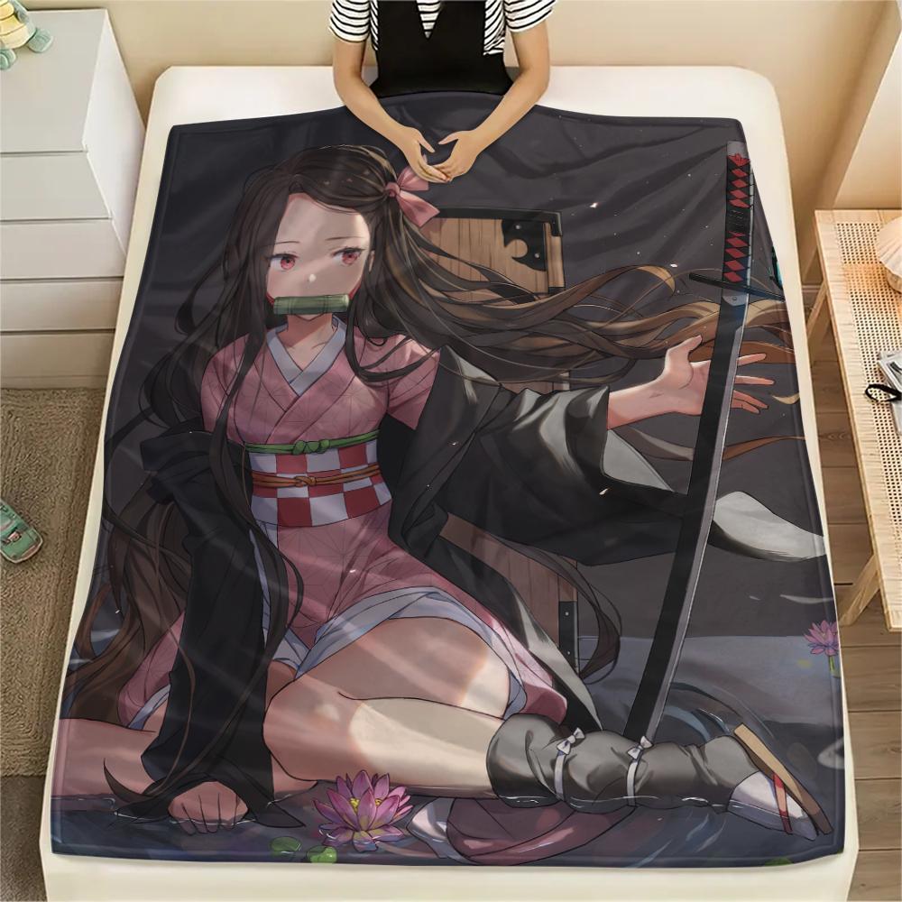 Demon Slayer Main Quest Blanket, Soft Throw for Bedroom Decor, Perfect Gift for Anime Fans.chl
