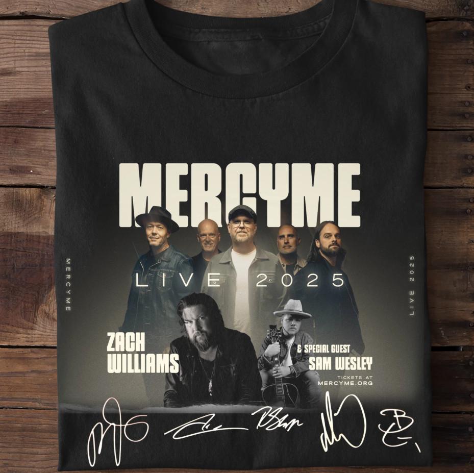 MercyMe Band Tour 2026 Collection Gift For Fan T-shirt size S-5XL XXXL