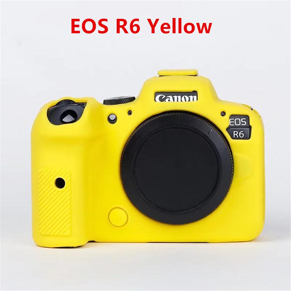 Soft Silicone Armor Camera Body Case For Canon EOS R10 R7 RP R6 R 7D 77D 600D 650D 700D Shockproof Cover