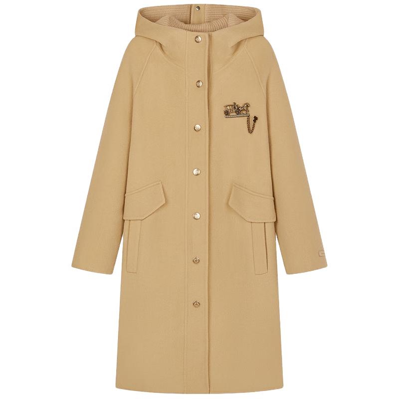 

Женское пальто из смесовой шерсти с капюшоном Teenie Weenie M