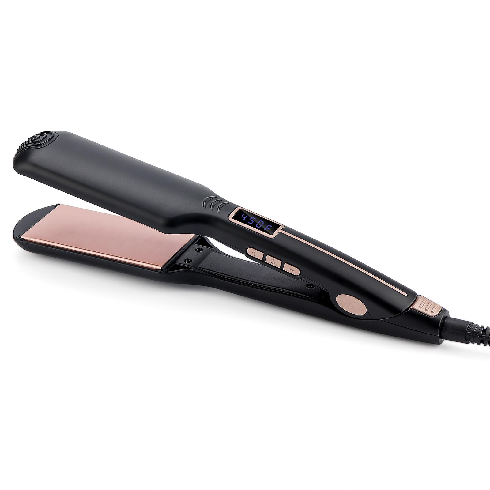 

Hair Straightener 10S Quick Heating 12 Temperature Adjustment Curling Iron Hair Styling Appliances EU чорний