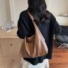 Slack Casual Tote Bag Women's Large-capacity New Fashion High-end Soft Leather Commuter Shoulder Bag