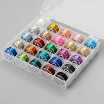 Filo per maglieria a mano fai-da-te Filo da ricamo metallico Set da 25 colori