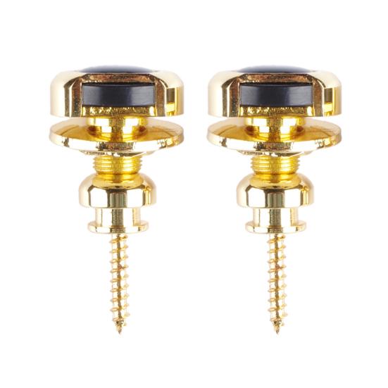 2Pcs/Set Guitar Strap Lock Quick Release Easily Install Compact Metal Guitar Strap Lock