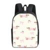 Mochila de una sola capa con estampado de Dachshund lindo para gato, estilo simple para niños/niñas, los mejores regalos para niños, Mochilas escolares de dibujos animados planos 2D