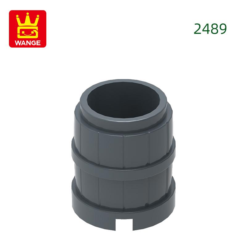 Non-Toxic 69Pcs/Lot No.2489 Container Barrel 2 X 2 X 2 Block Moc Color Accessories Compatible With Brick Diy Children'S Toy Assembly Parts