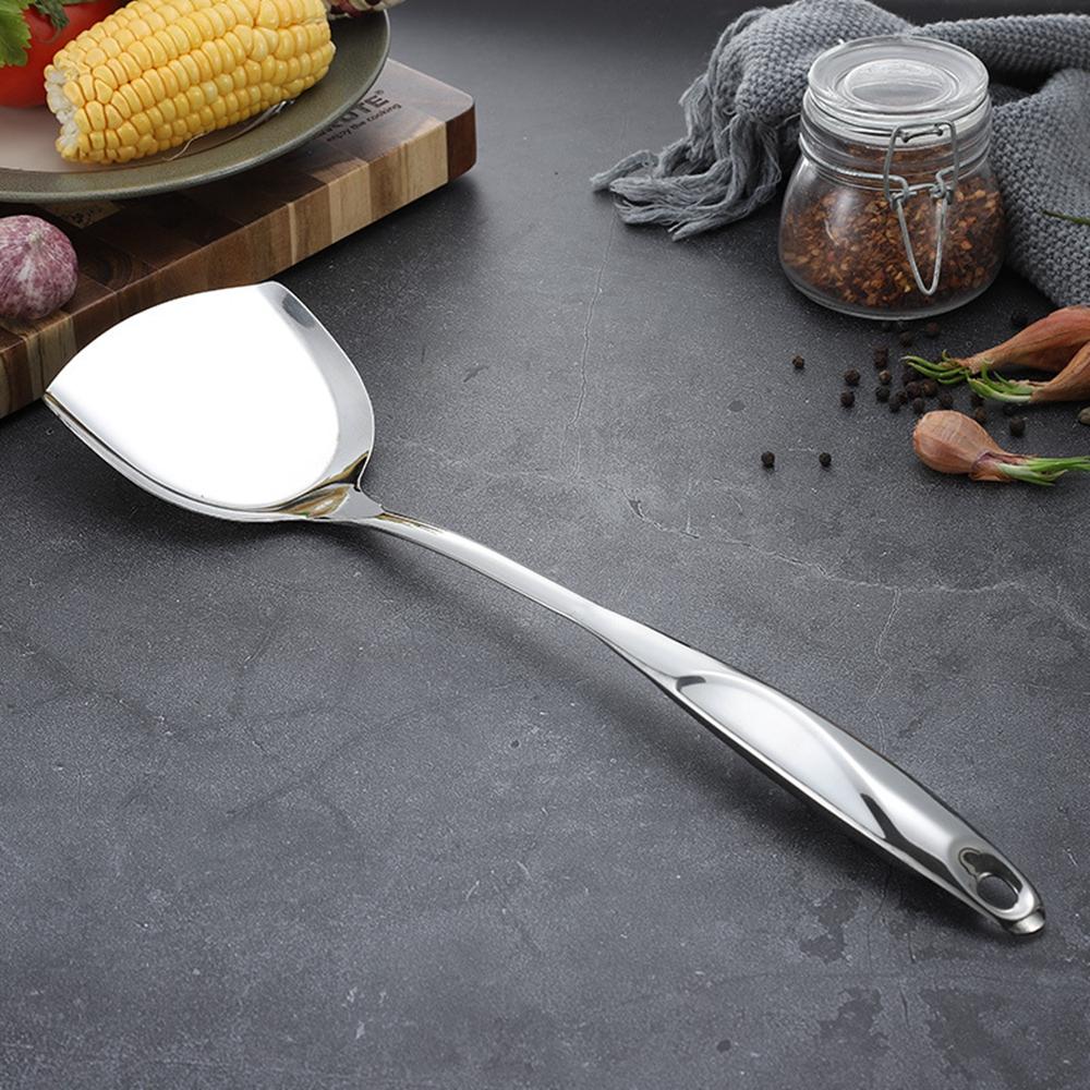 Steel Non-stick Shovel Turner Soup Spoon Spatula Pasta Server Kitchenware Cookware Kitchen Utensils