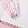 10pcs 0.5mm Small fresh peach neutral pen stationery sequin black signature pen creative carbon water pen