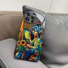 Van Gogh Oil Painting Phone Case for Iphone 17 Air 16 15 14 12 11 13 Pro Max Mini X Xr Xs Puls Black Glass Cover