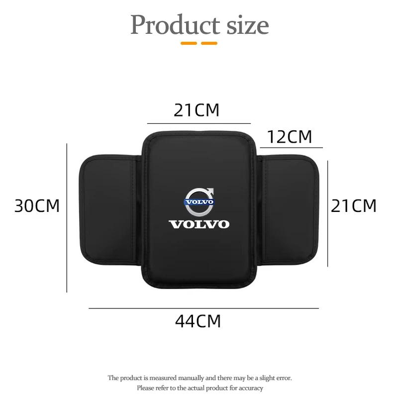 pcnrm10 Car Armrest Box Pad Leather Auto Armrest Mat Car Accessories For Volvo AWD V50 S60 XC60 S40 XC40 XC90 V60 S80 S90 V90 V70 T6 T8