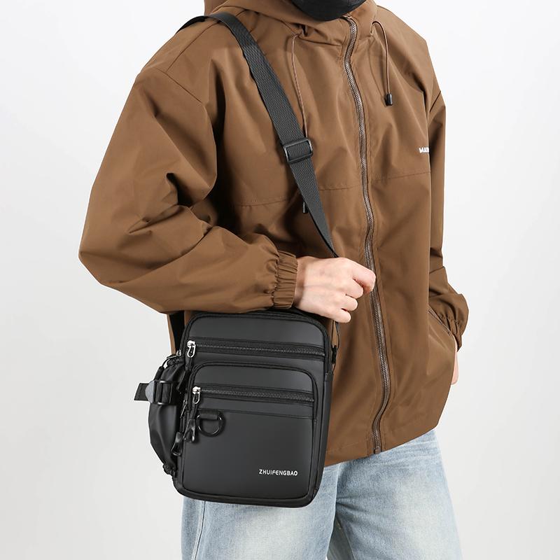 Fashion Casual Men's Bag Handbag High Quality Man Crossbody Bags Travel Bag Stylish Men's Shoulder Bag with Bottle Pocket