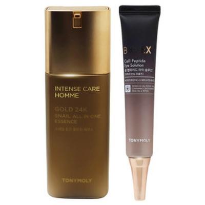 Intense Care Gold 24K Snail Homme All-in-One + Bio EX Cell Peptide Eye Solution