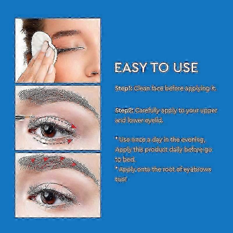 Eyelash Serum Eyebrow Nourishing Serum Thickening and Curling Eyelash Growth Serum