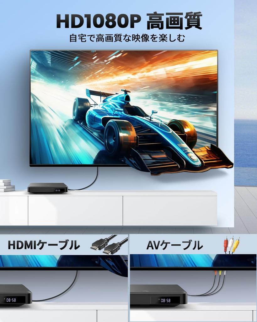 Arafuna Mini DVD Redare 1080P USB Regiune CPRM Redare HDMI a Înregistrărilor Digitale Terestre Se Conectează la Televizoare și Nu Suportă Include Căști