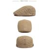 Stylish Hollow Design Straw Beret Adjustable Breathable Newsboy Cap Sun Protection Ivy Cap Unisex