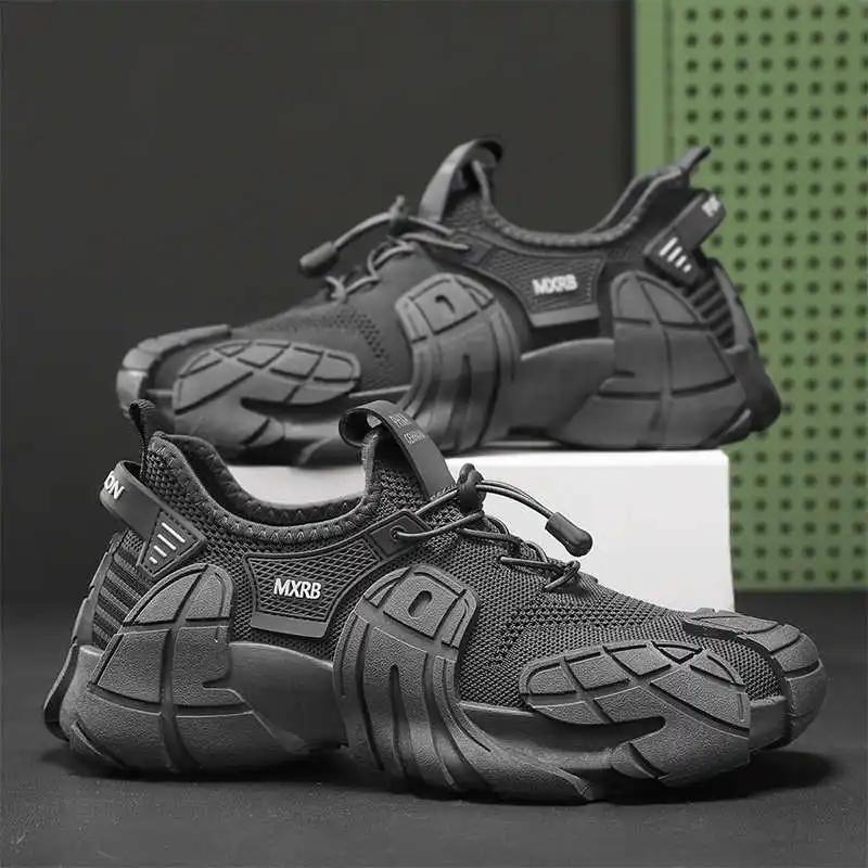 Thick Bottom Outdoor Lux Basketball For Men Casual Luxury Shoes Brand Man Black And White Sneakers Sport Pretty Items