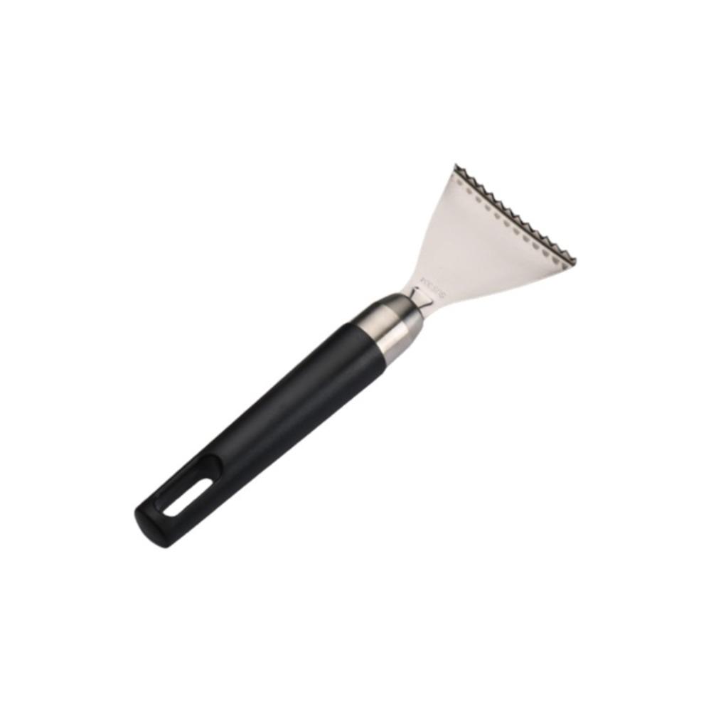 

Fast Removal Fish Scale Remover Wood/Plastic Handle Fish Scale Scraper Kitchen Use Plastic Handle