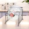 Stainless Steel Kitchen Drainer Knife Rack Shelf Chopping Cutting Board Holder Pot Lid Stand Plates Storage Organizer ZM811