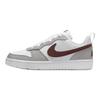 Nike Court Borough Recraft GS Jasnoszary Ciemny Pony Buty Sportowe Dziecięce Szare Białe FZ1024-100
