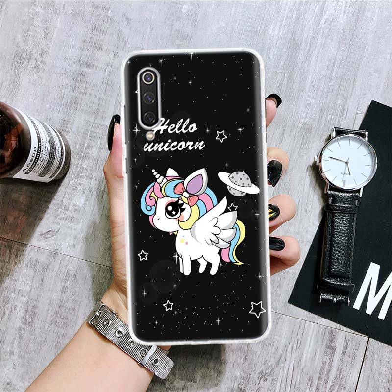 Jednorožec Růžový Mýtus Kreslený Kryt na Telefon Pro Xiaomi Redmi 9 9A 9C 9T 10 10A 10C 8 8A 7 7A 6 6A K40 K20 Pro K30 S2 10X s Potiskem