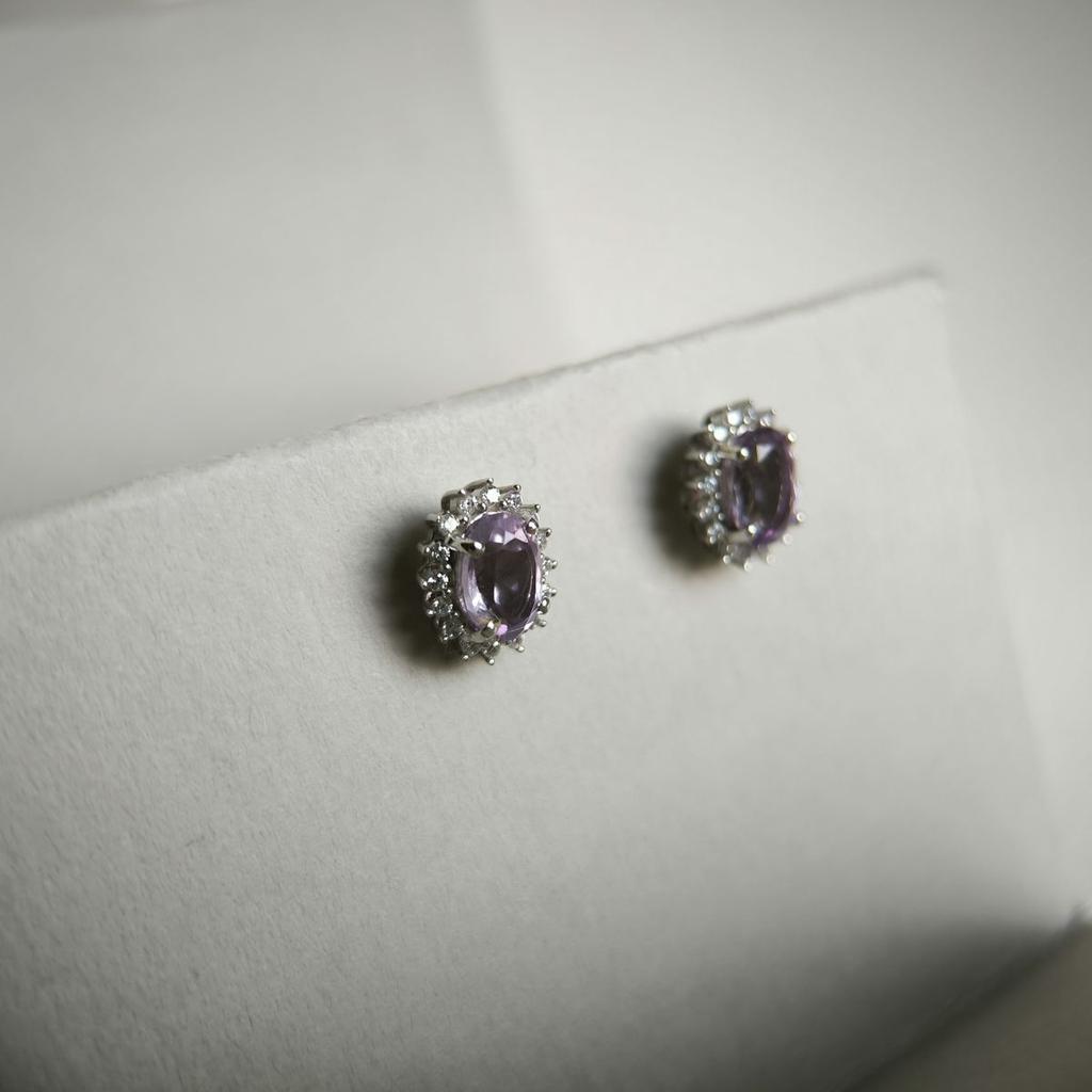 Silver Earrings with Natural Amethyst 1.677ct (2189152)