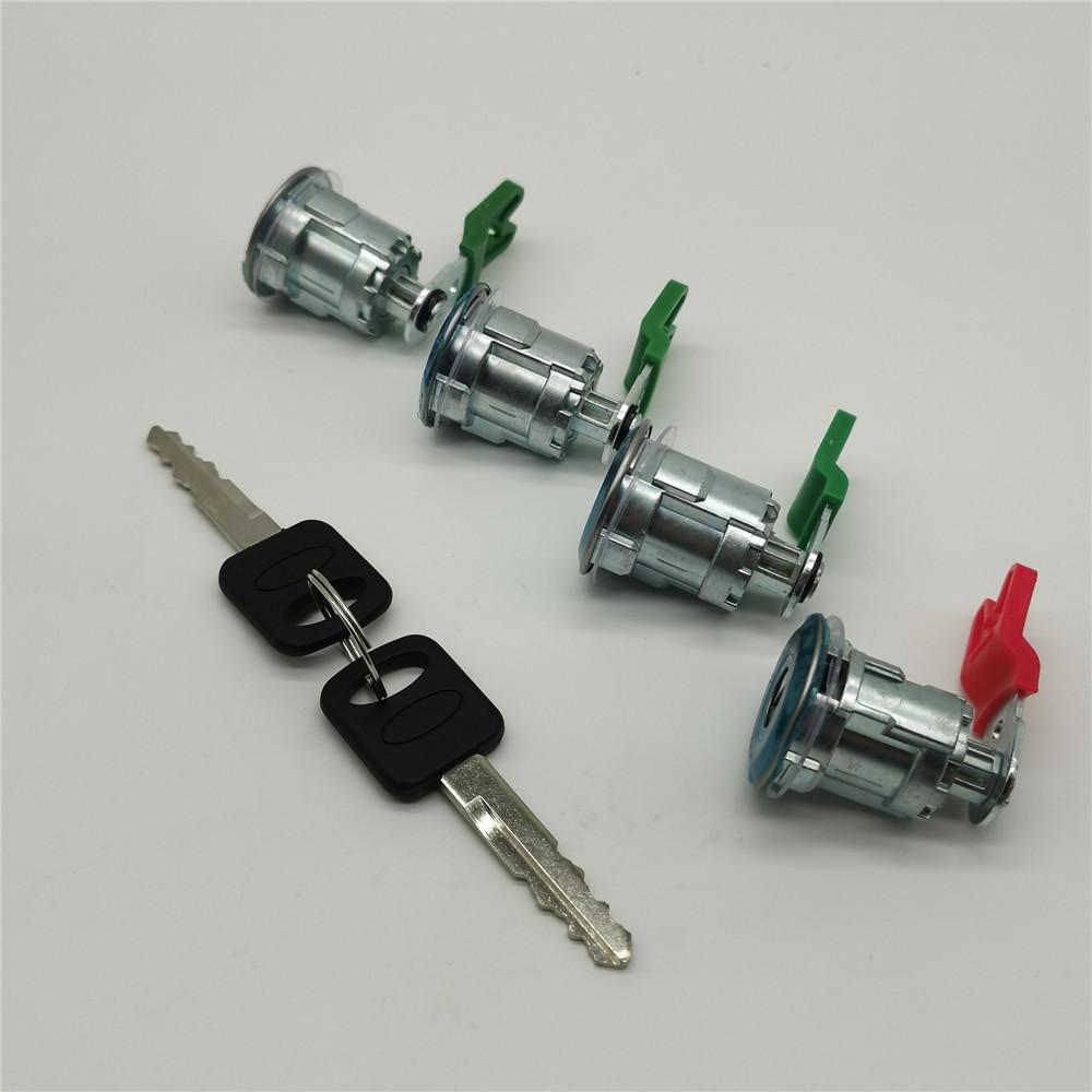 Ignition Cylinder & 4 Door Lock Set 703369 For Ford Econoline Van E150 E250 E350