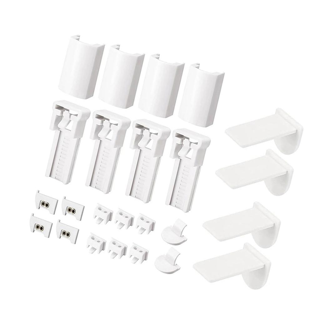 1 Set Suporturi Jaluzele Plisate Kituri Accesorii Instalare Ușoară Cleme Suport Jaluzee Rulou Piese de Schimb pentru Repararea Jaluzelelor de Fereastră