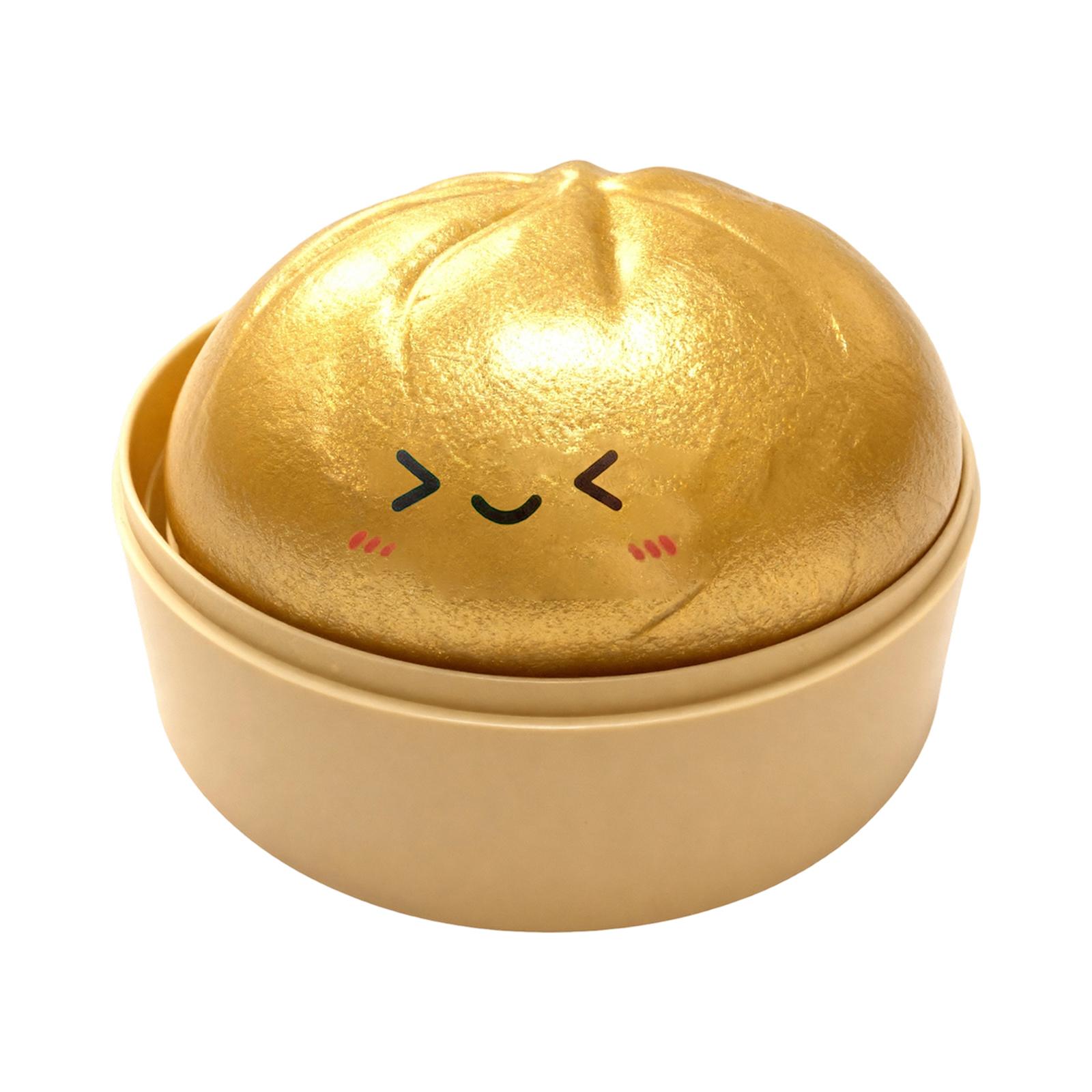 

Squishy Bun Stress Relief Toy Soft Slow Rising Sensory Squeeze Toy for Adults and Kids Stress Anxiety Relief and Fidget Toy One Size