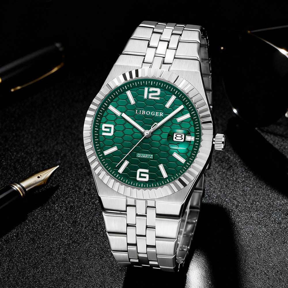 

Men s Stylish Fashion Round Quartz Watch Wristwatch Set - Ideal for Daily Wear, Parties, Valentine s Day, Easter, Christmas, New