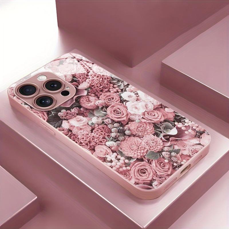 

Art retro floral patterns Phone Case For Samsung S25 S24 S23 S22 S21 S20 Note20 FE Edge Plus Ultra 4G 5G Luxury Glass Cover Samsung S24 Ultra 5G