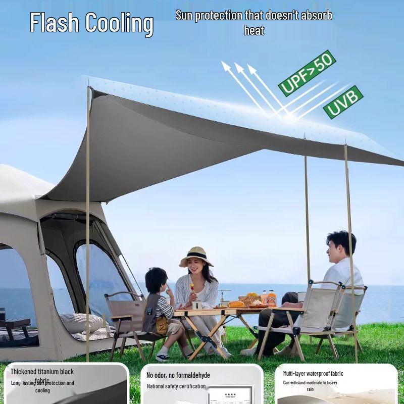 Explorer 2-in-1 Automatic Folding Camping Tent & Tarp