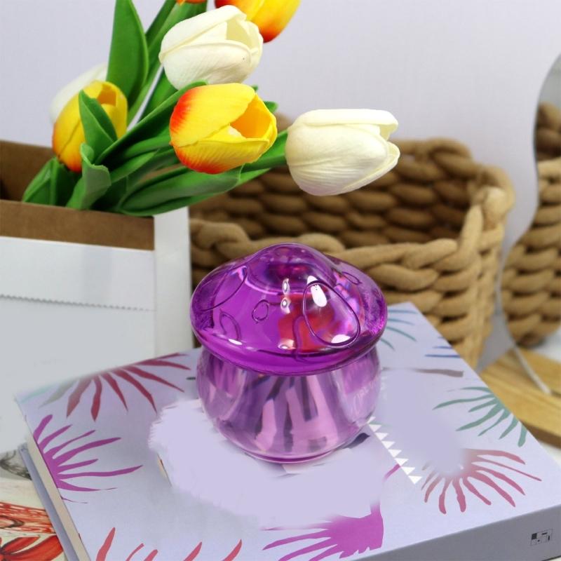 Resin Jar Molds with Lid Silicone Mold Container Jewelry Organizers Mould Mushroom Storage Box Molds for Pen Holder Deco