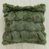 45X45CM Green Retro Throw Pillow Cover French Light Luxury Stamping Waist Cushion Cover Decor Home Decorative Pillowcase