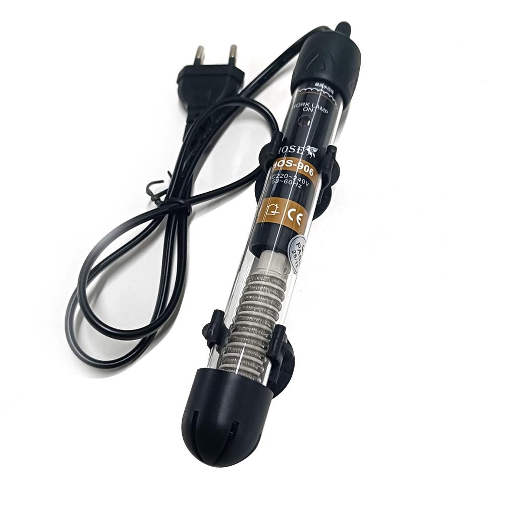 Bâton Chauffant pour Aquarium 25W/50W/100W/200W/300W Bâton Chauffant Submersible pour Aquarium Température Réglable Prise UE 220V-240V