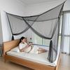 Sexy Mosquito Nets Mesh Durable White Canopy Net Double Size Prevent Insect Mosquito Net Tent Palace Four Door King/Queen