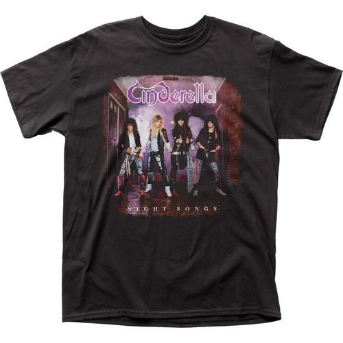 American Retro Men's Cinderella Rock Band T-shirt Summer New Retro Fashion Streetwear