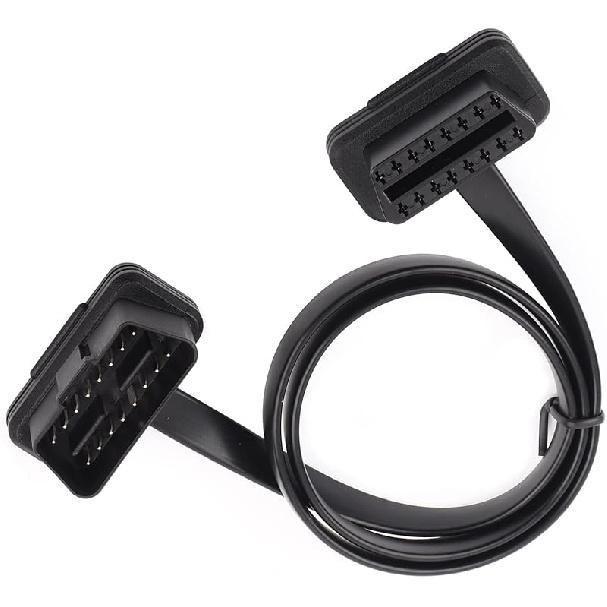 Ejoyous OBD2 Cable, OBD II 16 Pin Male to Female OBD-ii Extension Convert Cable Diagnostic Extender Cord Adapter for Car Auto OBDII Code Scanners