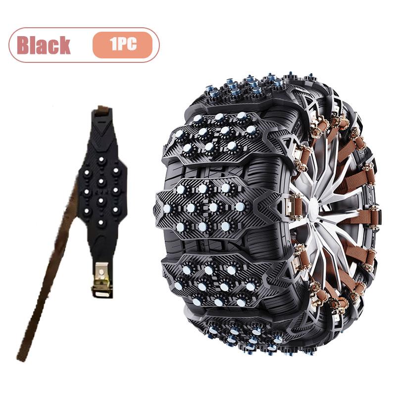 Snow Tire Chains for Car Universal Fit Non Slip Ice Traction Safety Chains for Winter Driving on Snowy Icy Roads SUV Sedan Van