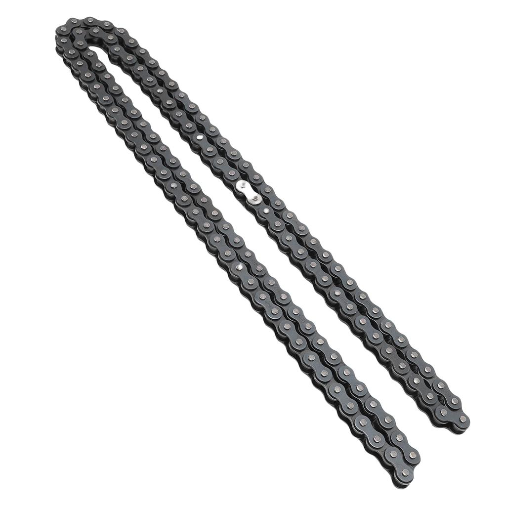 415 Chain, Heavy Duty Go Kart Off-Road Bike Drive Chain 130 Link Metal Chain