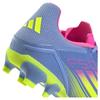 Adidas F50 League Soccer Unisex Blue Pink Size Cm HG/AG Cleats, Adult, NJV50, Fusion/Lucid Lemon/Lucid (IE1236), 27.5