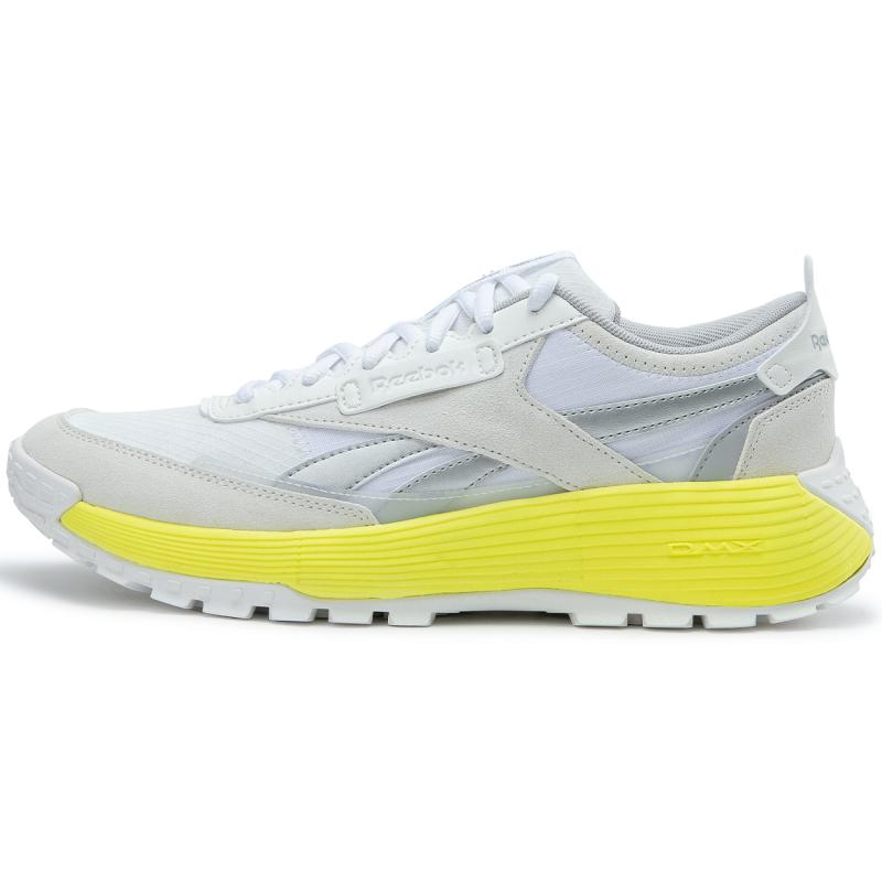 

Reebok Low Top Running Shoes Unisex White Yellow Sneakers 100245221 39
