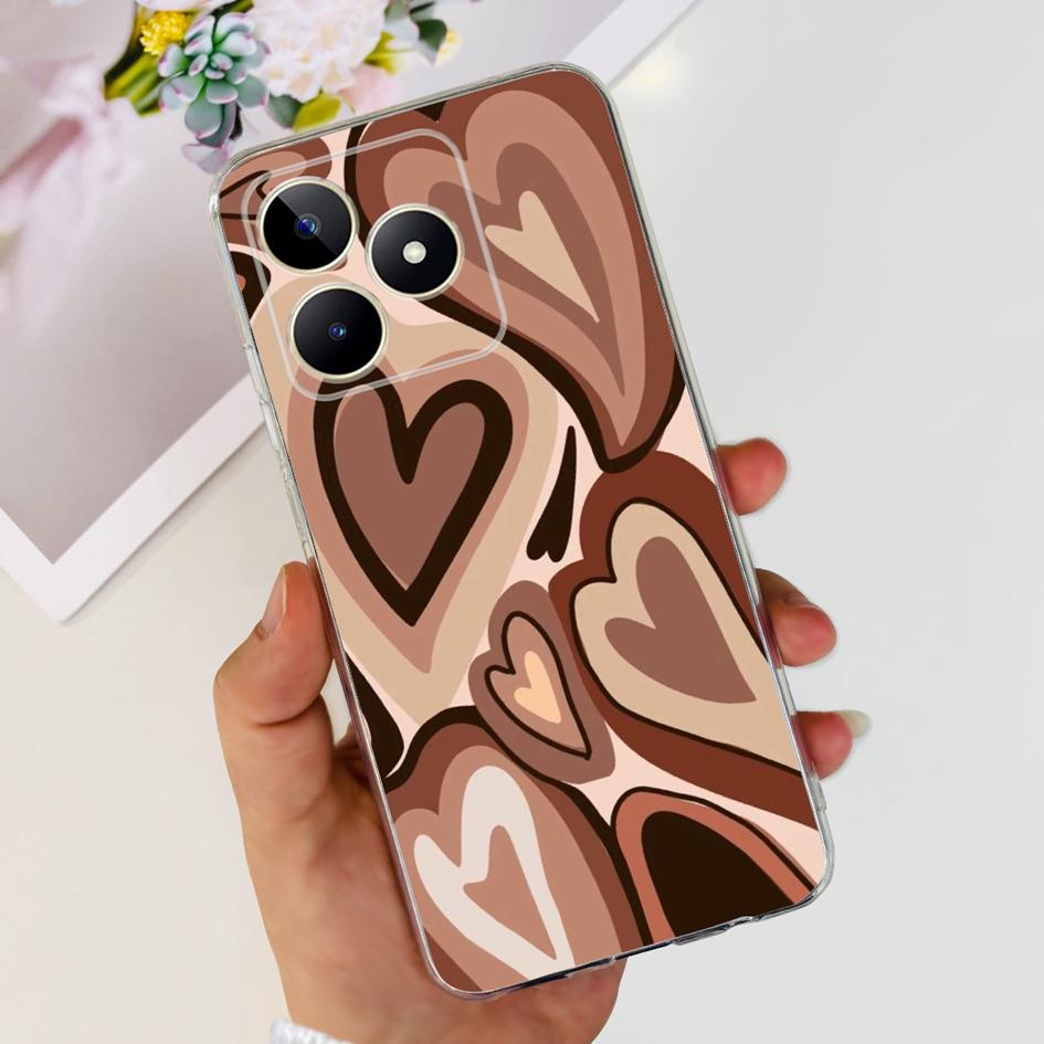 For Cover Realme C53 Phone Case 6.74" 2023 New Fashion Astronaut Soft Silicone Clear Back Cover For Realme C53 RMX3760 C 53 Capa