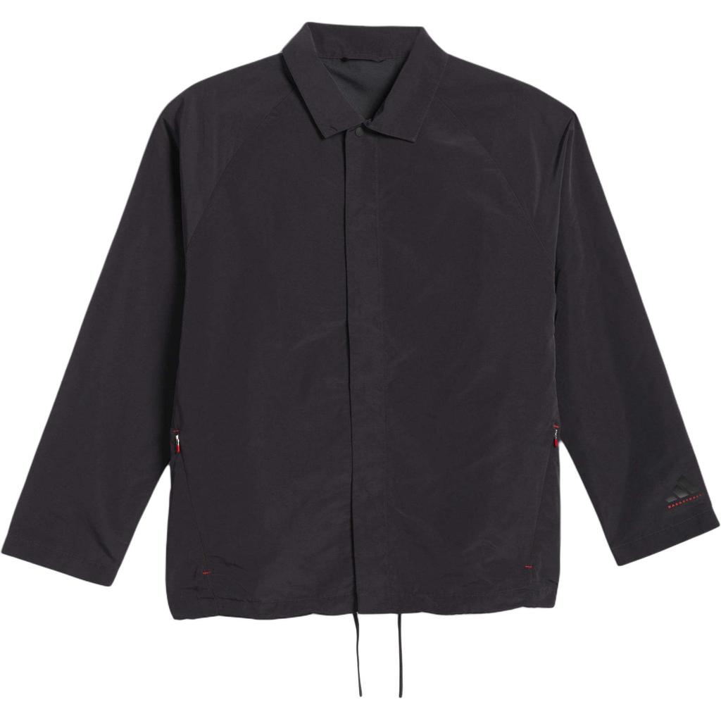 Adidas Basketball Series Fashion Soft Skin-Friendly Comfortable Daily Wear Versatile Casual Outerwear Jacket Unisex Black IW5641