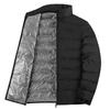 Graphene Self-heating Down Jacket Men Solid Windproof Pleated Down Jackets Stand Collar Classical Warm Winter Jackets Male