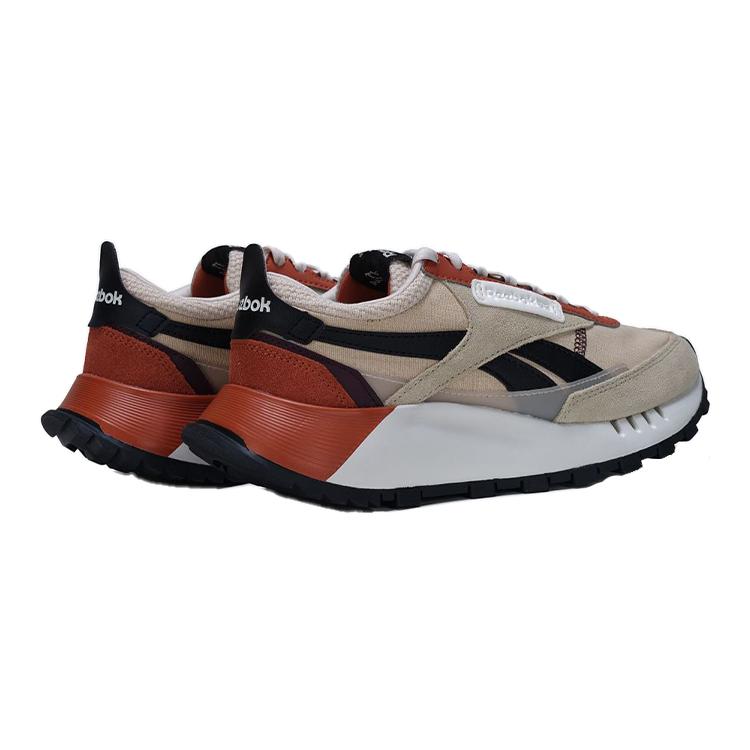 Reebok Cl Legacy W+ Retro Comfortable Versatile Thick Sole Low Top Running Shoes Unisex Sneakers Khaki 100222341