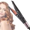 Portable  2 in 1 Hair Straightening and Curling Iron Lcd Ceramic Hair Curler and Straightener Magic Hair Curler