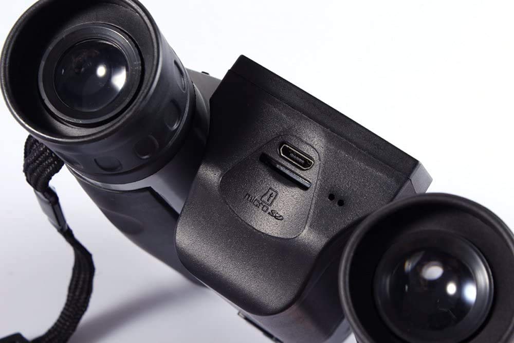 1080P Binocular Camera, Binocular Video Camera, Recording, 12x High Magnification, Full HD Digital Camera Telescope with 2" LCD Screen